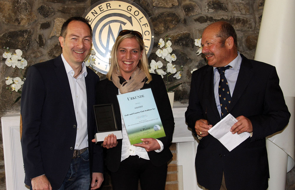 München 24. April 2015 Verleihung des Medienpreises (1.Platz) an Sandra Müller-Ney für das Clubmagazin GOLFZEIT